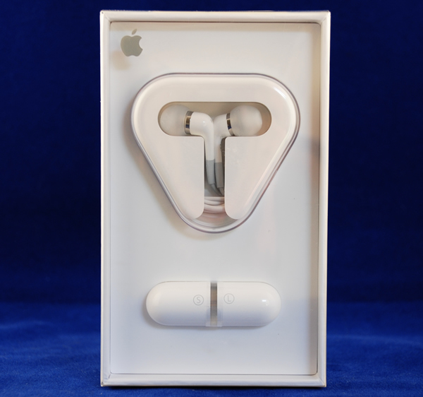 Caja auriculares de tapón de Apple