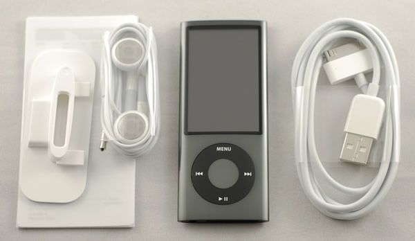 iPod nano de quinta generación contenido